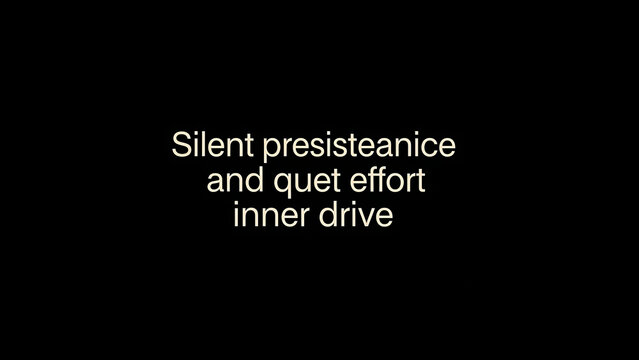 Minimalist black text quote on dark background, isolated on a, transparent background