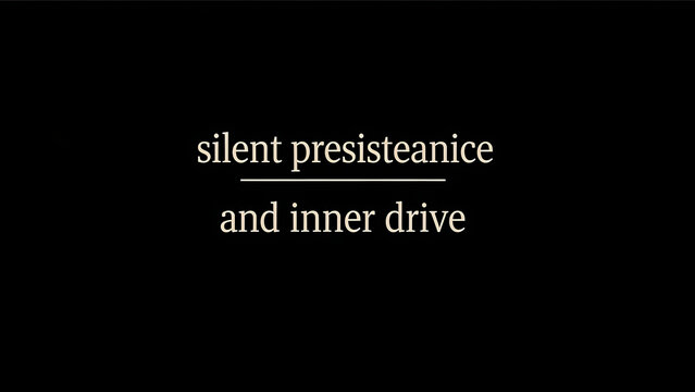 Minimalist black text quote on dark background, isolated on a, transparent background
