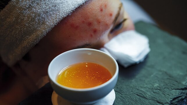 A deep pore cleansing acne extraction facial.