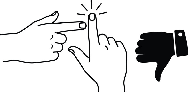 Disagreement and negative feedback a visual representation of rejection
