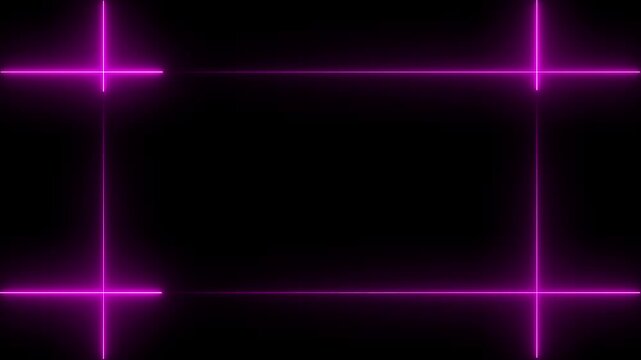 Neon Pink Light Lines Abstract Background Loop.4k video