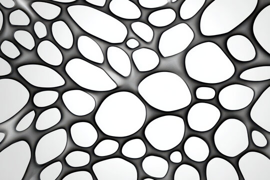Aesthetic Voronoi Cell Structure Pattern Nature Inspired