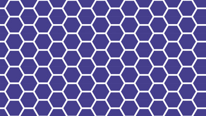 Fototapeta premium Hexagonal pattern with purple and white color scheme