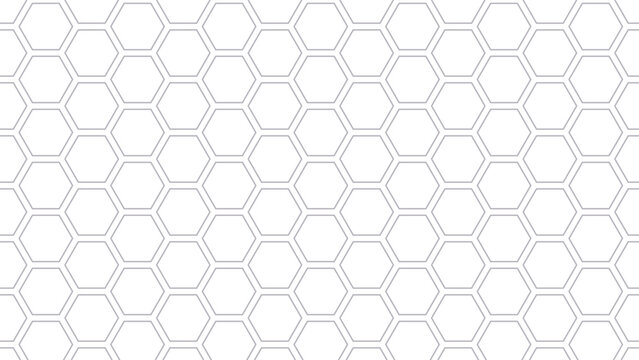 Hexagonal pattern with geometric design