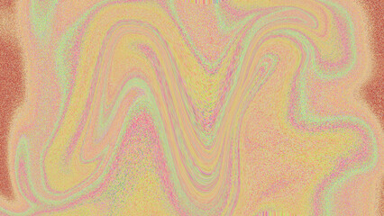Fototapeta premium Marbled paper with pink, yellow, and green swirls