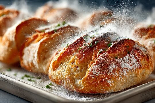 Rustic hardened bread slice series on neutral kitchen backdrop images illustrator