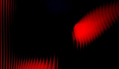 Abstract digital art a fiery cascade of red and black pixels © abu sharif