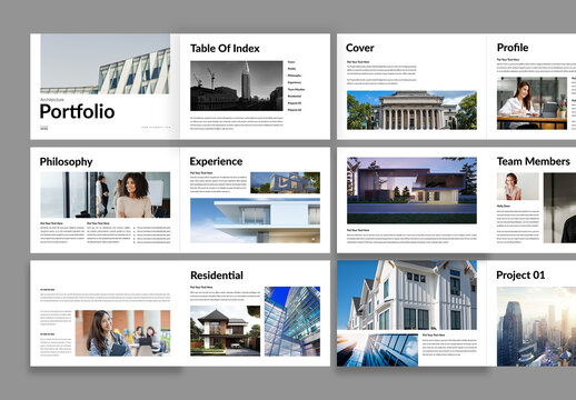 Architecture Portfolio Design Template