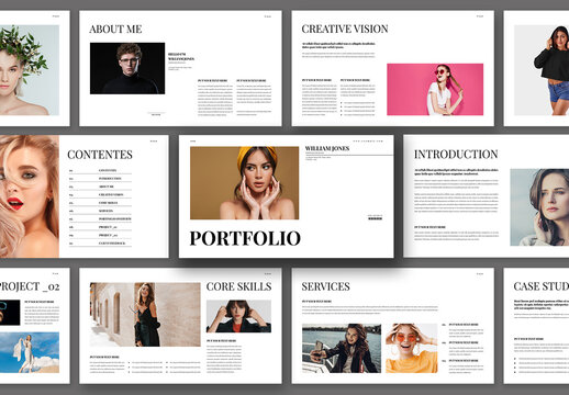 Creative Portfolio Presentation Template Design