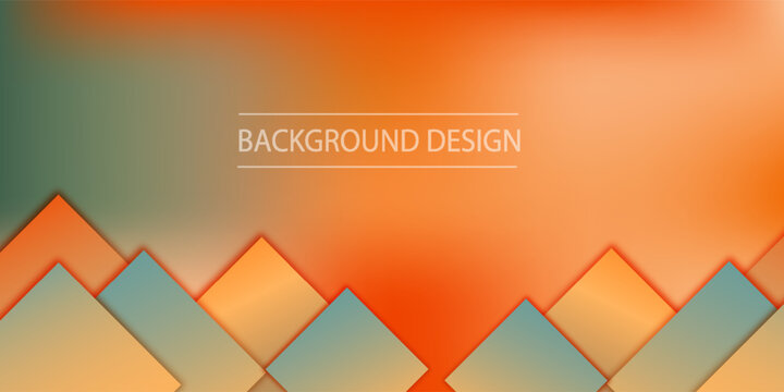 Square shapes composition geometric abstract background. 3D shadow effects and fluid gradients. Modern overlapping forms. Vector Illustration For Wallpaper, Banner, Background, Card, Book