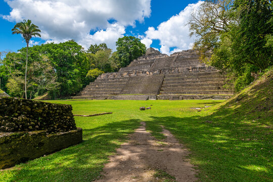 Mayan pyramid of Caana, Caracol, Belize.