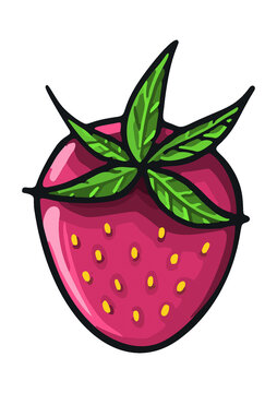 Cute Pink Strawberry