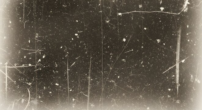 Faded old photo texture with film grain sepia dust and irregular scratched marks artistic overlay
