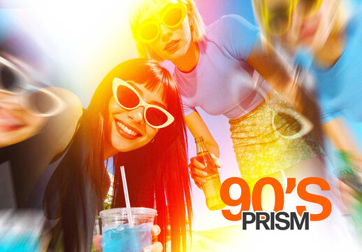 Light  Leak Effect &ndash; 90s for Album Cover & Social Media (PSD)