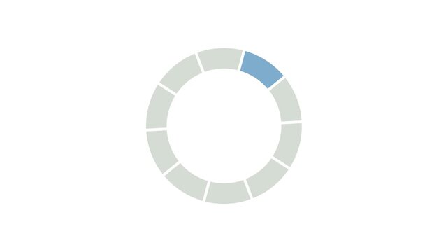 loading circle progress indicator minimal animation, buffering spinner ui loading icon motion graphic, circular progress loader clean interface animation