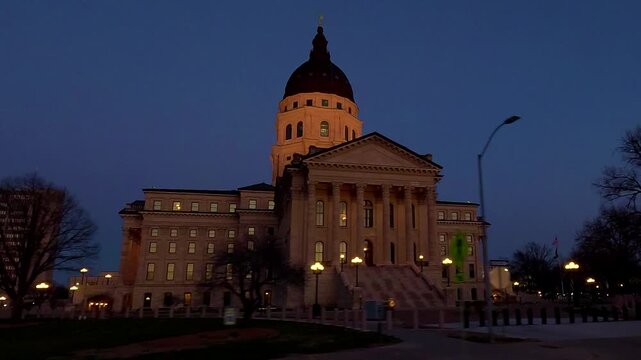 Kansas State Capitol Building in Topeka, KS