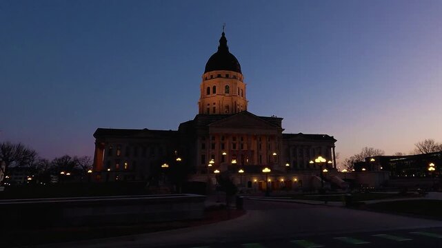 Kansas State Capitol Building in Topeka, KS