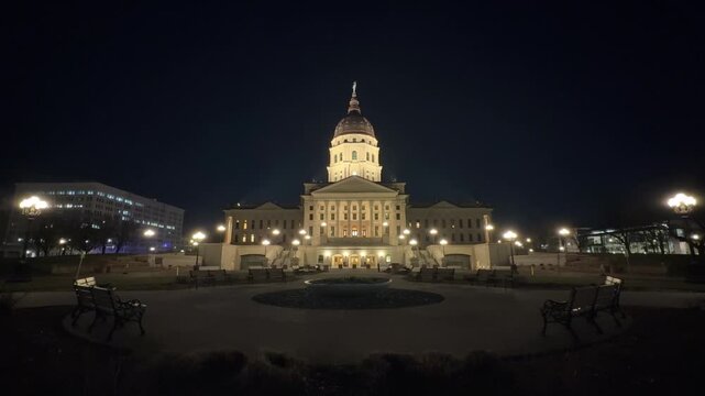 Kansas State Capitol Building in Topeka, KS