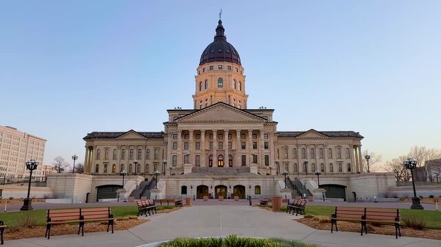 Kansas State Capitol Building in Topeka, KS