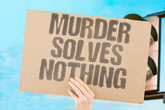 "Murder Solves Nothing" research confirms state murder measurably fails to resolve adult criminal harm. DEATH. REAL. LAW. MODERN. ETHICS.