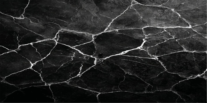 A close-up view of the intricate surface of dark marble. The rich textures and detailed patterns create a visually captivating, luxurious, and artistic abstract aesthetic.