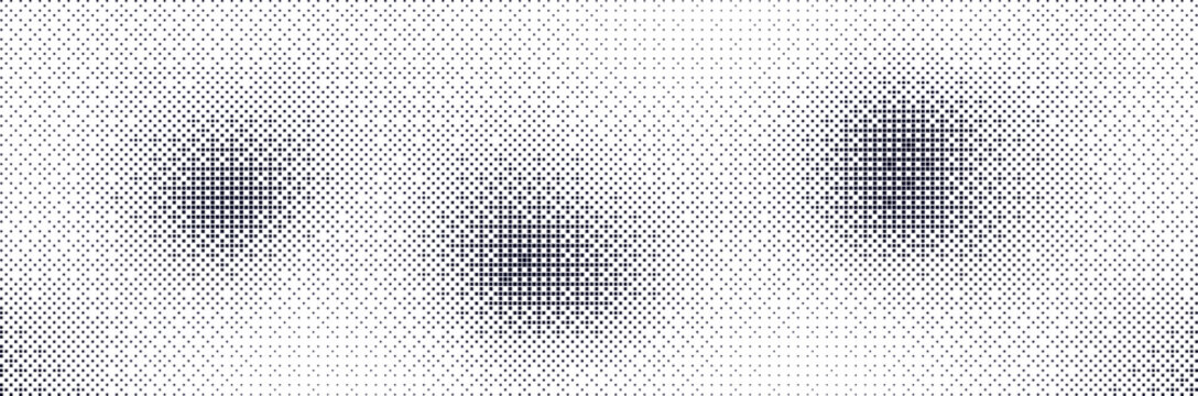 Abstract bitmap texture with pixel dither pattern and glitch transitions. Digital halftone gradient background featuring retro manga effect and Y2K overlay design.
