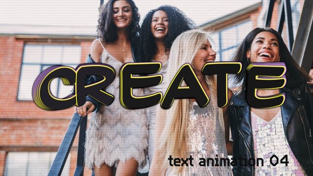 Echo Text Animation 04