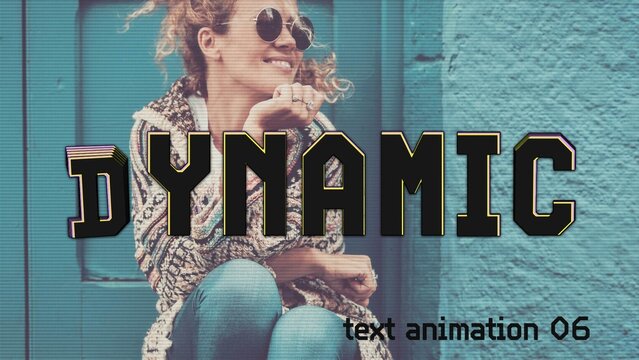 Echo Text Animation 06