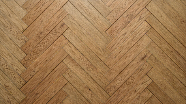 Modern oak wood parquet flooring background with herringbone pattern for high end interior design and furniture branding 8k resolution no text