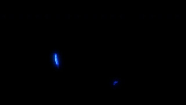 Blue Energy Explosion Alpha Channel MOV Transparent Background