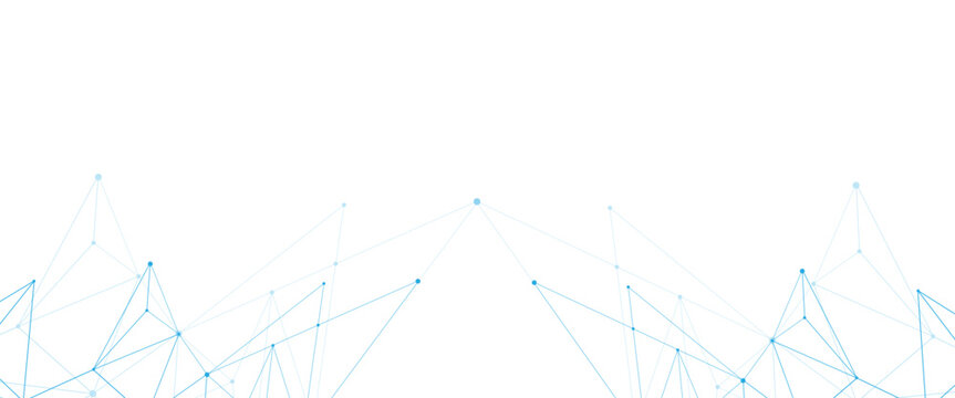 Abstract white blue digital technology futuristic communication high tech concept dots global lines connect network background vectors  