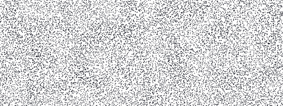 Dot speckle texture pattern with random speck and paper vector. Splatter for noise grain background small data polka dots. Scattered speckles on plain paper for easy terrazzo print design.