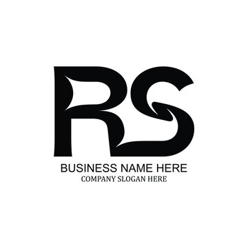 Modern RS Letter Logo Design Minimalist RS Monogram Logo Vector Professional RS Business Identity Branding Logo