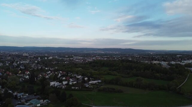 aerial view of the Kassel city