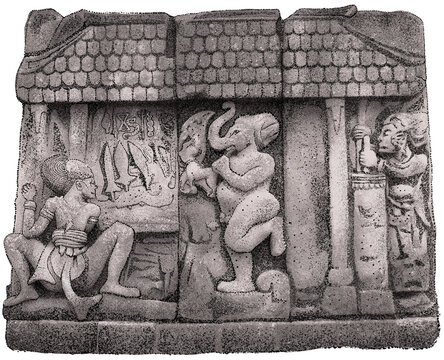 Pointilism Illustration of Arca Kris