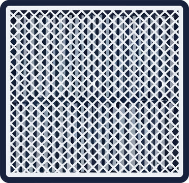 Square abstract grid pattern with abstract perforation background