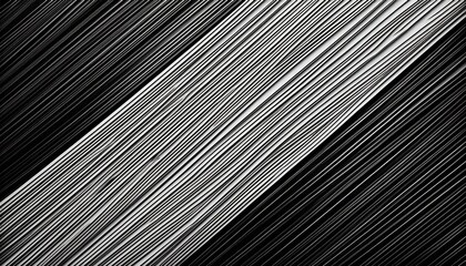 Fototapeta premium black and white diagonal hatching pattern texture