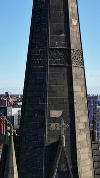 The Spire of St Francis Xavier In Liverpool, England