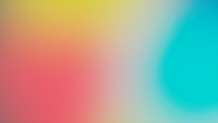 Obraz premium Soft pastel blurred abstract gradient background in pink, yellow, and cyan