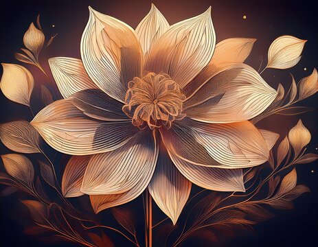 an outline of a nature flower on a loving memory background makes this a beautiful condolence card