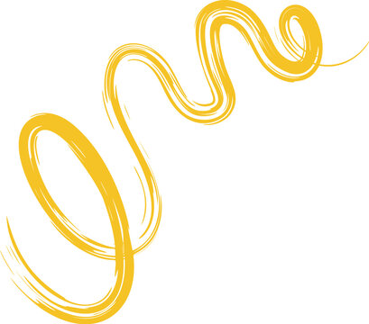 Crayon Scribble Swirl Brush Stroke