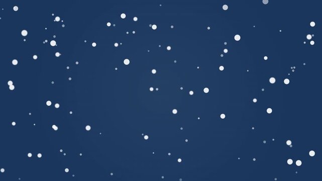 mesmerizing winter snowfall animation with falling snowflakes creating a peaceful winter scene for a calming video effect