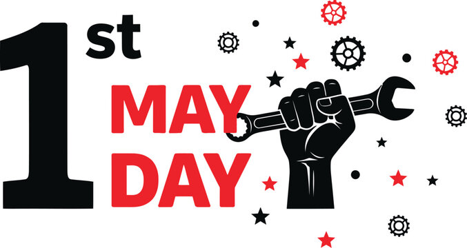 may day vector design