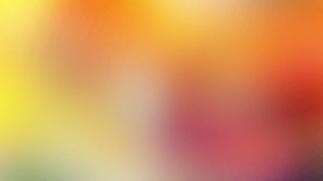 Yellow and orange blurred gradient loop. Smooth moving waves with a futuristic holographic sparkle and clean texture. Suitable for app background, wallpaper, and intro outro