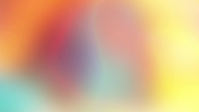 Pink, green, and orange soft gradient motion. Abstract light texture with a smooth holographic glow and blurred liquid flow. Perfect for creative wallpaper background and luxury intro
