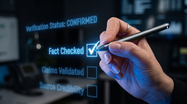 Anti ai slop content fact check verification confirmed