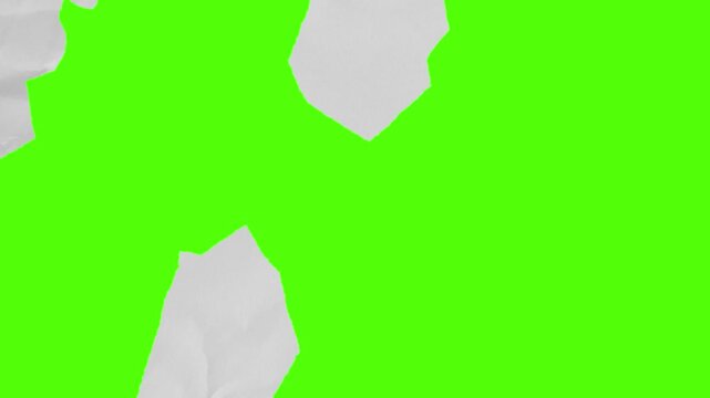 torn paper frame realistic ripped edges texture for video editing