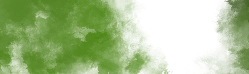 Obraz premium Vibrant Green Watercolor Cloud Texture Background for Nature Inspired Designs and Organic Branding vector