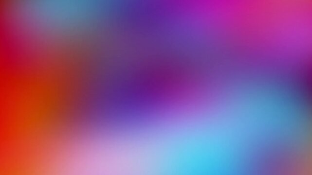 Deep purple and multicoloured gradient motion. Abstract clean loop with a soft holographic texture and neon glow effect. Great for professional presentation background and intro outro animation