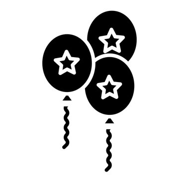 Festive Patriotic Stars Party Balloons